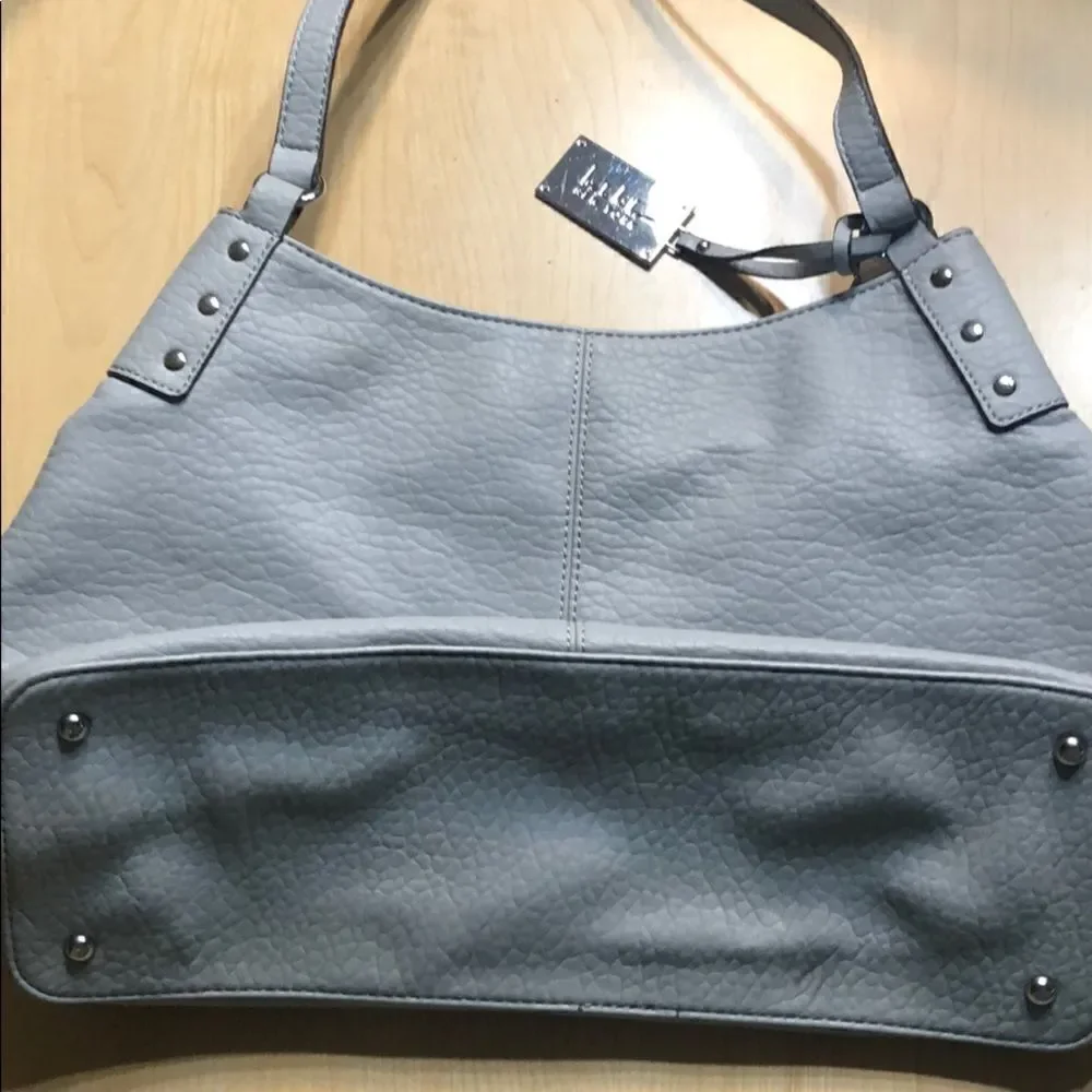 Light blue grey color tote. NWOT